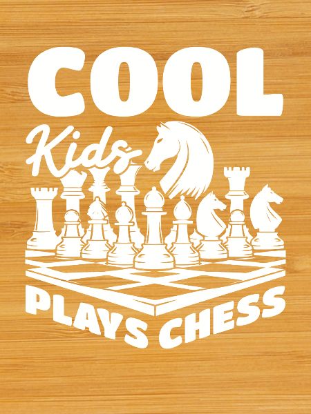 Cool kids playing chess