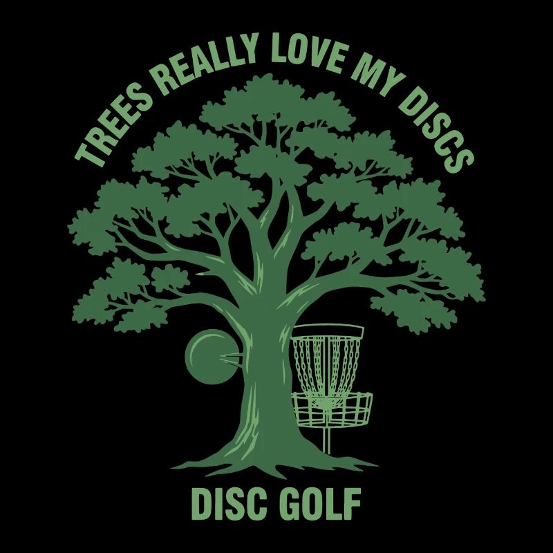 Les arbres adorent vraiment mes disques disc golf disque drôle