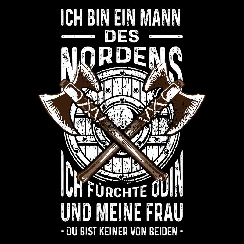 Ich Bin Ein Mann Des Nordens Wikinger Geschenk