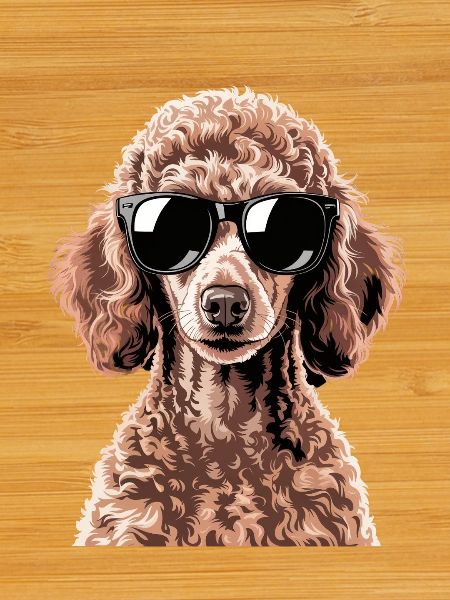 Caniche brun