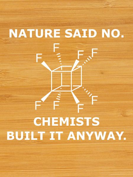 Perfluoro-Cuban Molecule – Chemie Science