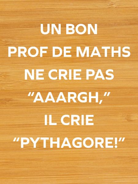 Mathelehrer ruft Pythagoras