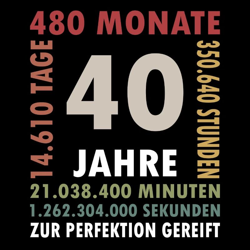 40 Jahre Vierzigster Geburtstag Geschenk