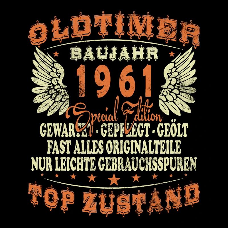 Baujahr 1961 Oldtimer Geburtstag Spruch 65