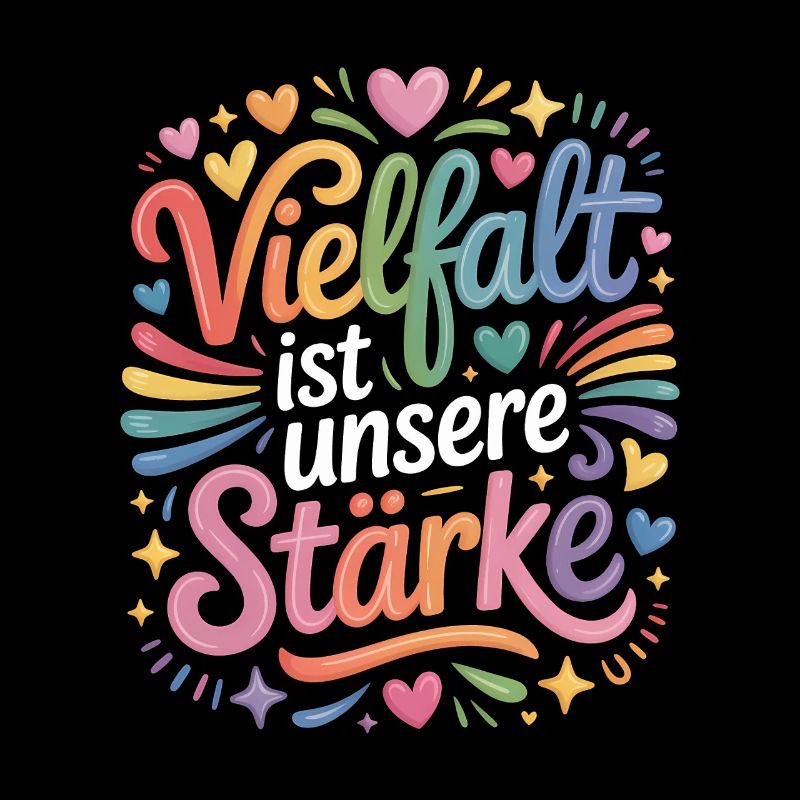 La diversité est notre force Rainbow LGBTQ Pride