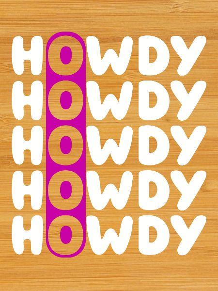Howdy Repeat O Western Pattern
