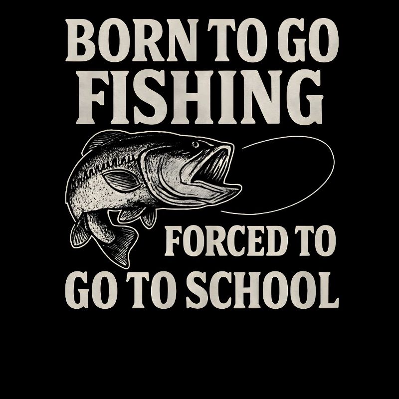 Né pour aller pêcher, forcé d’aller à l’école Pêcheur