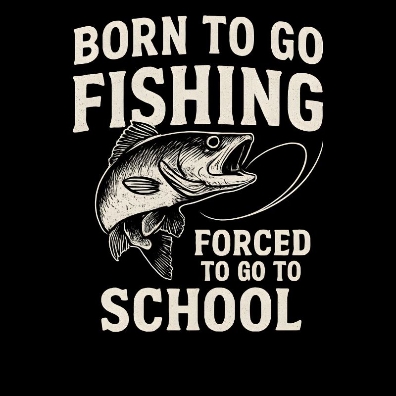 Né pour aller pêcher, forcé d’aller à l’école Pêcheur
