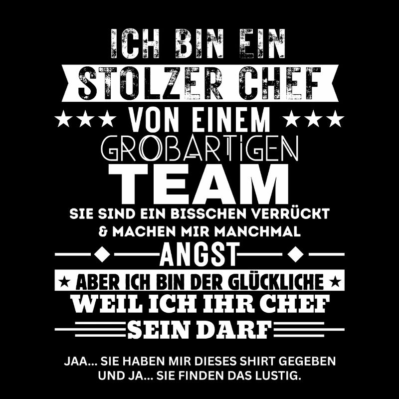 Fier patron d’une excellente équipe