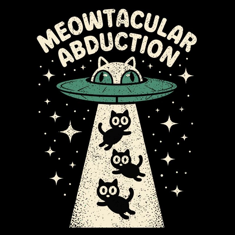 Enlèvement drôle d’extraterrestre chat
