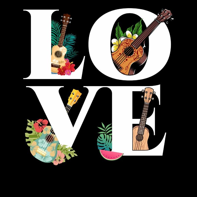 Ukulélé hawaïen Ukulélé Love