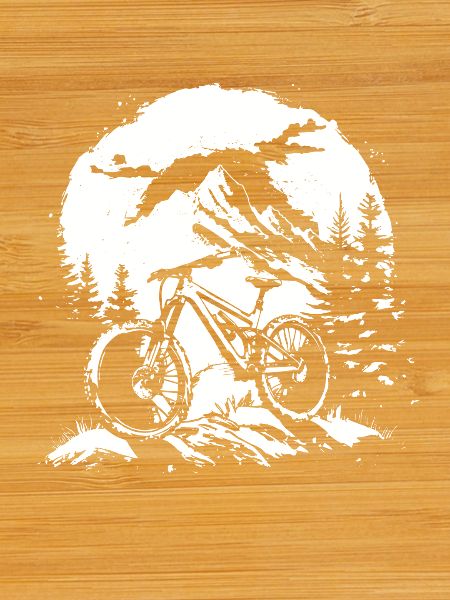Mountain Biker Graphic