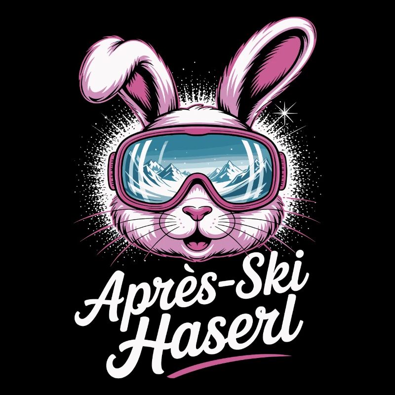 Après-ski bunny hut fun Skier ski bunny