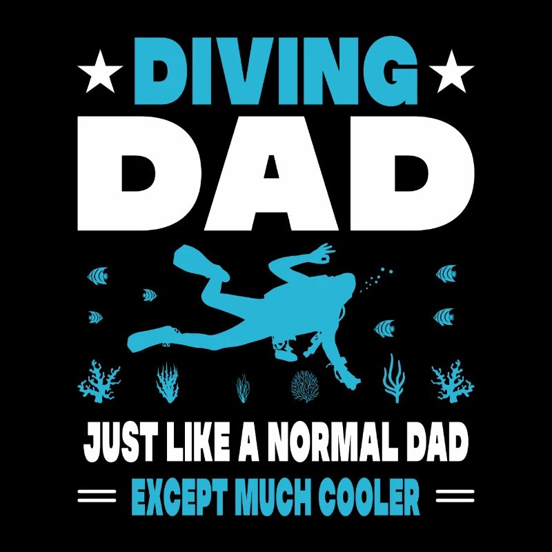 Diving Dad – Funny Diver Gift for Dads