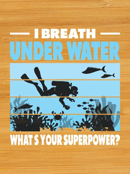 Funny diver design