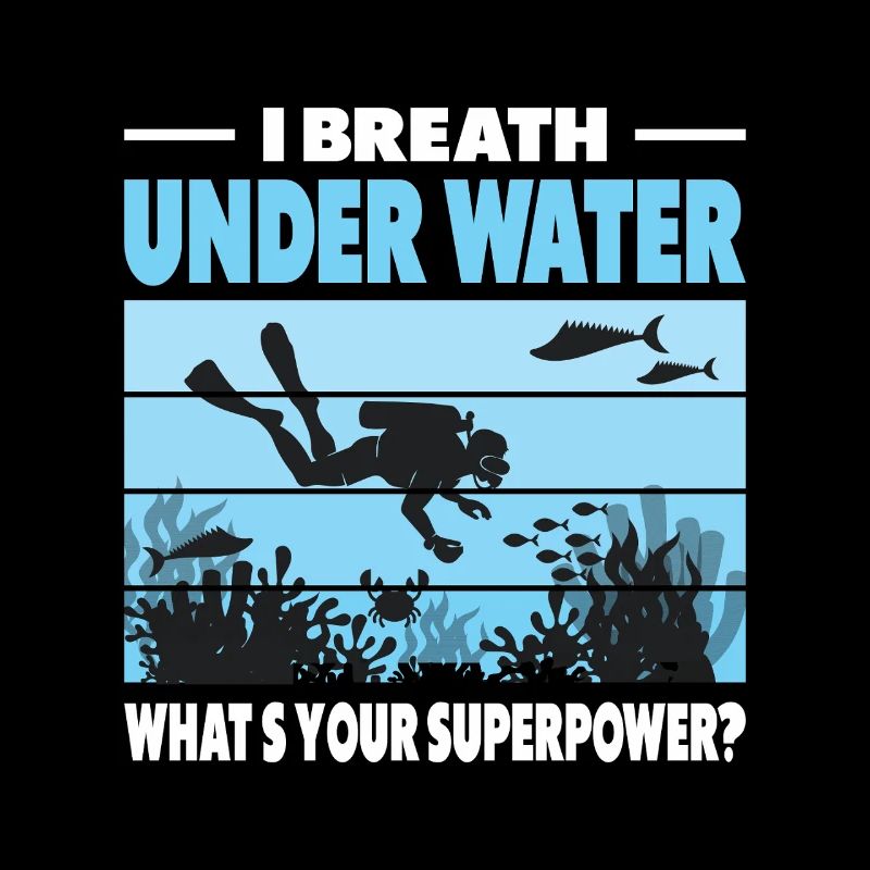 Funny diver design