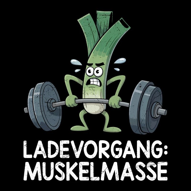 Weightlifter LOADING MUSCLE MASS Funny