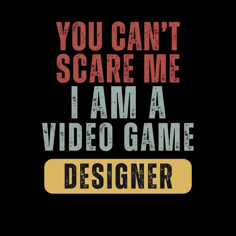 Du kannst mir keine Angst machen. Ich bin Videospieldesigner.