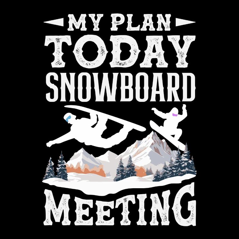 Télésiège de réunion de snowboard snowboard