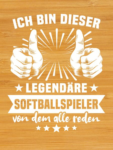 Softball Player Legend
