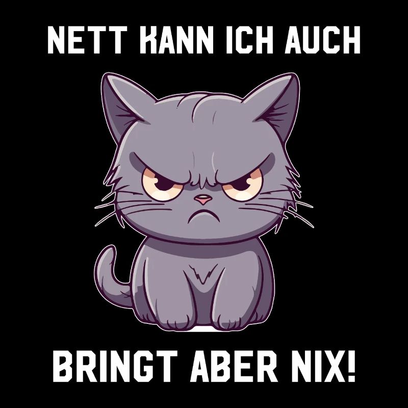 Funny cat nice I can also bring but nothing