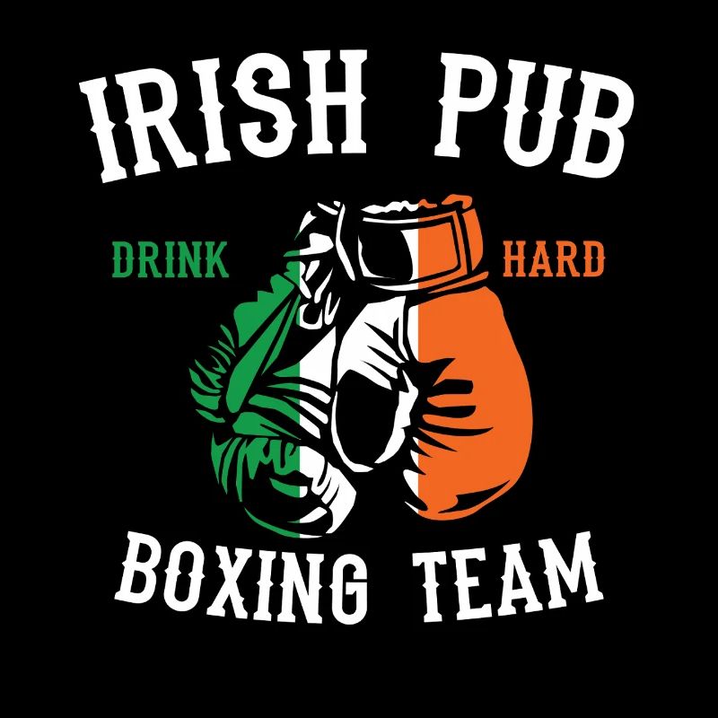 Irisches Pub-Boxteam