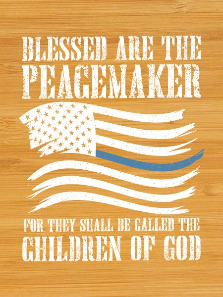 Peacemaker Flag Bible Verse Shirt