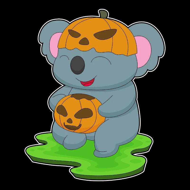 Koala Halloween Pumpkin