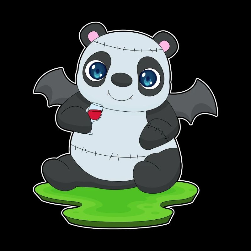 Panda Vampire d’Halloween