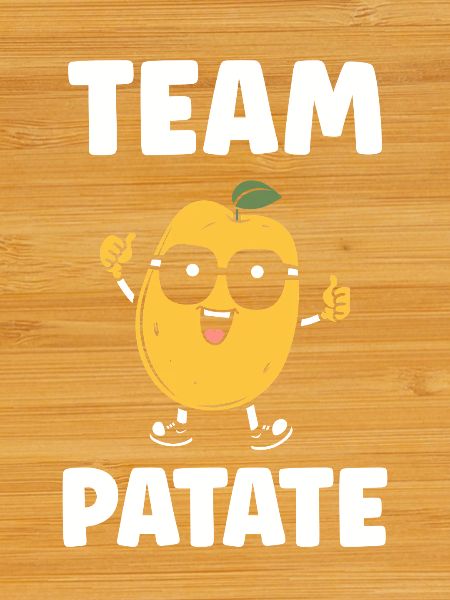 Team Potato Smiling Mascot