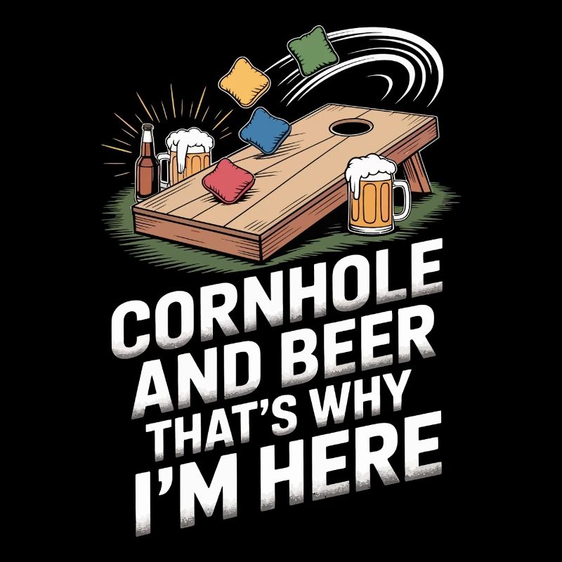 Cornhole And Beer 