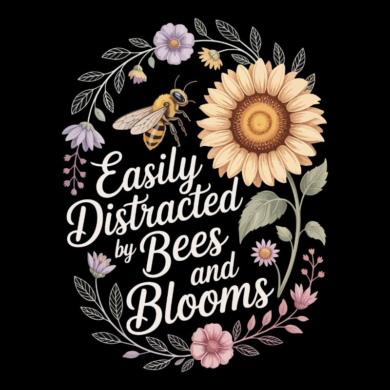 Easily Distracted By Bees And Blooms