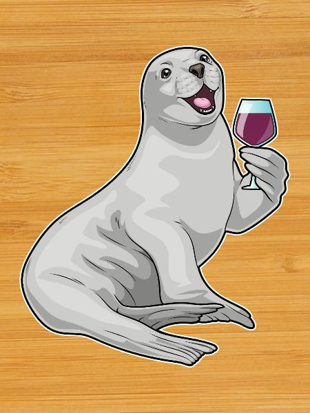 Seehund Rotwein