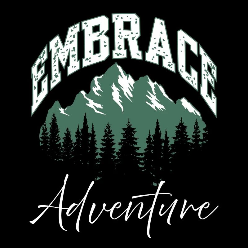 Umarme das Adventure Mountain Logo
