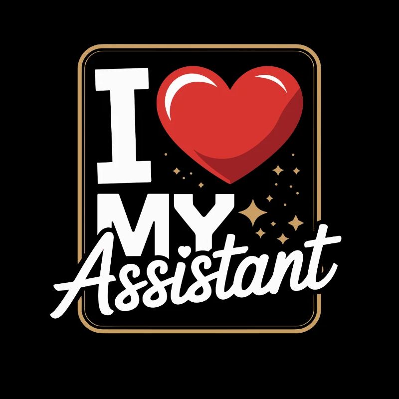 J’adore mon assistante dire pour le patron de bureau