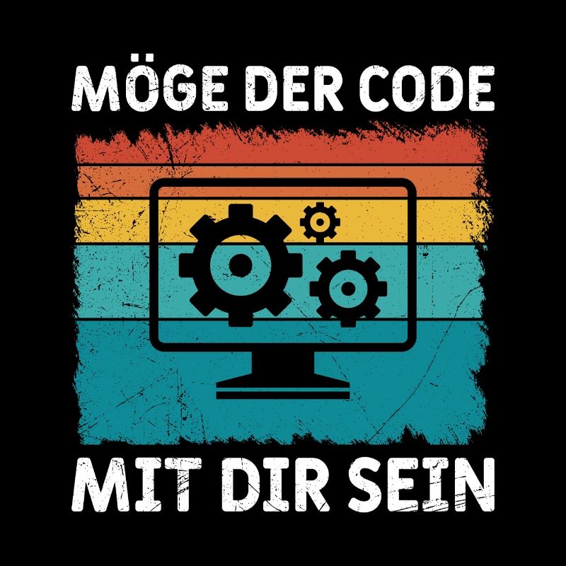 Nerd Computer MÖGE DER CODE MIT DIR SEIN LUSTIG
