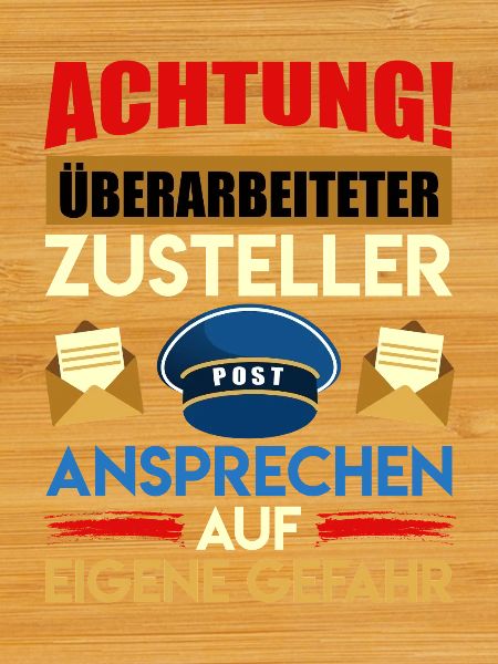 Postmen ATTENTION! REVISED DELIVERY MAN
