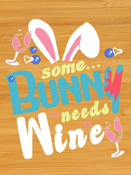 Some rabbit needs some wine