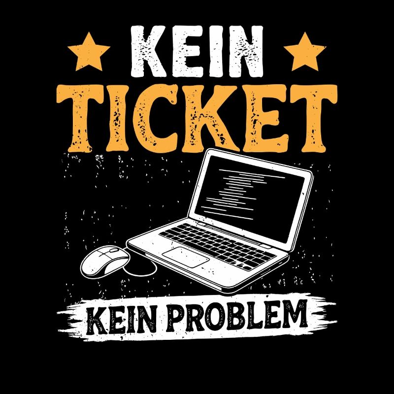 Nerd Computer NO TICKET NO PROBLEM FUNNY