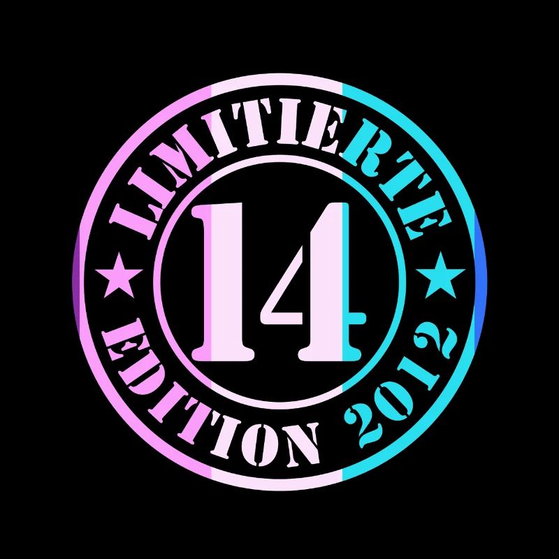 14e anniversaire Garçons Filles Édition Limitée 14
