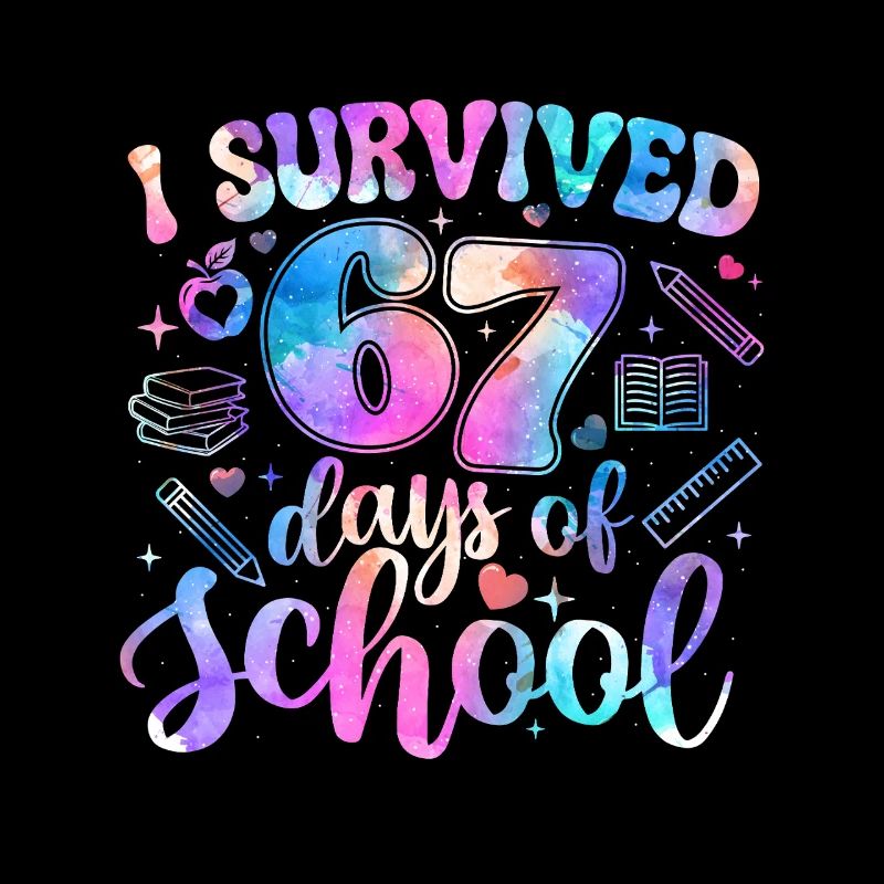Survived 67 Days School Meme Trend Students