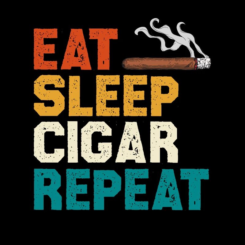 Eat Sleep Cigar Repeat Tee