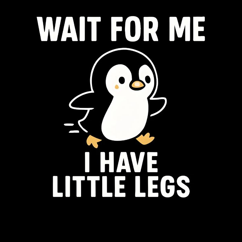 Pinguin Spruch Humor Meme Lustig Geschenkidee