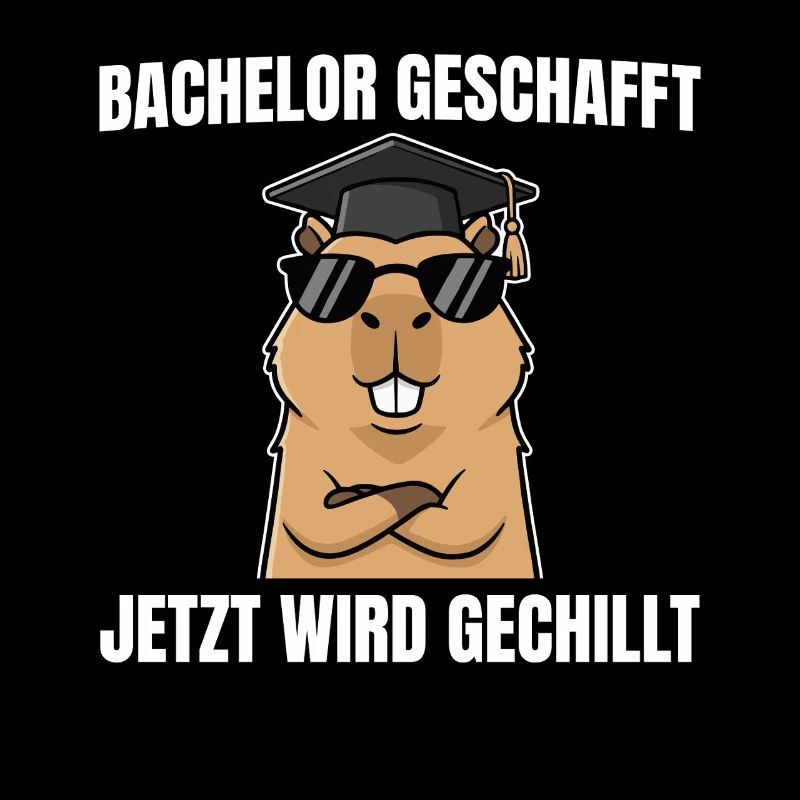 Bachelor geschafft - Capybara Bachelorprüfung