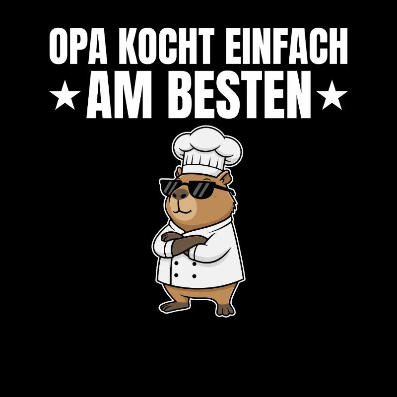 Grand-père cuisine tout simplement mieux - Capybara Koch