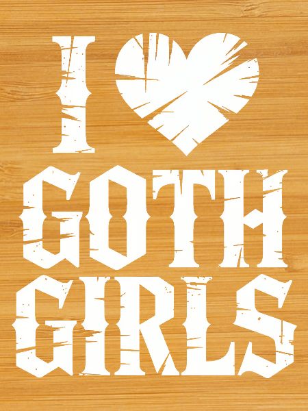J’aime les filles gothiques