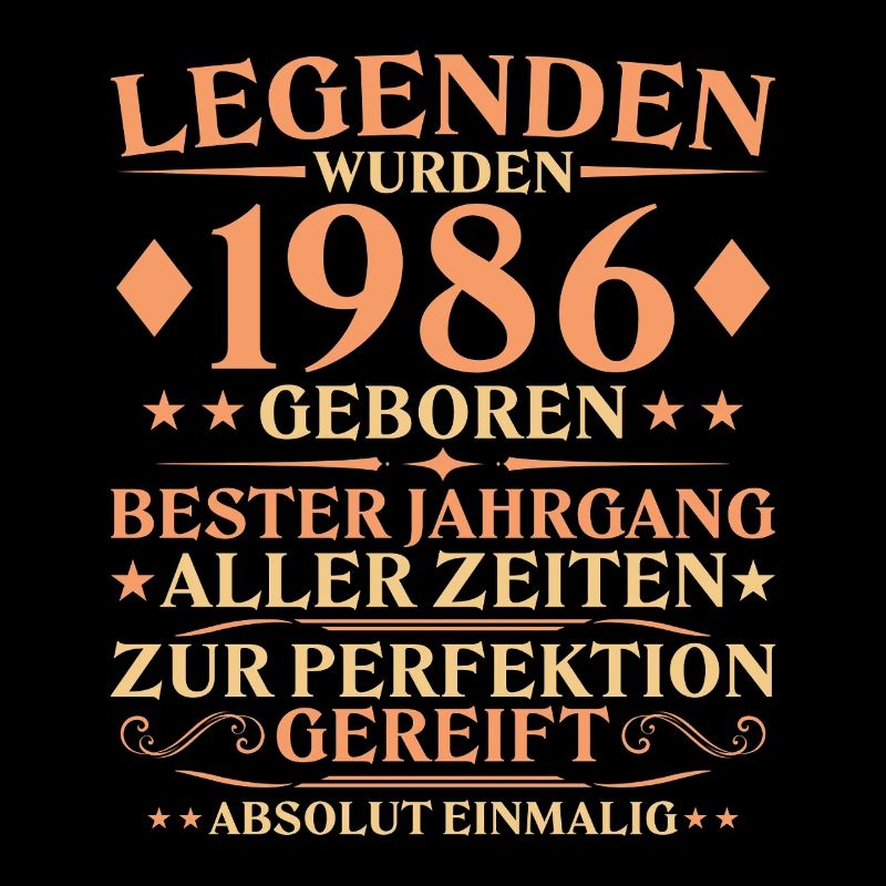 40e anniversaire Unique 1986 Né