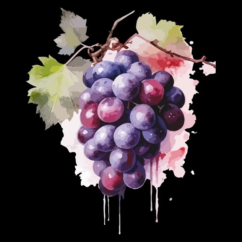 Raisins Aquarelle