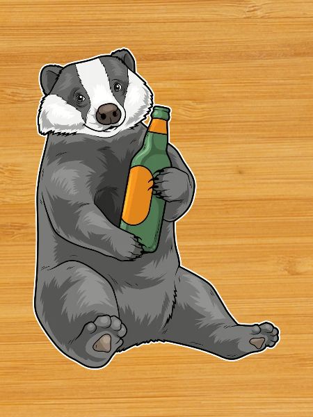 Bouteille de bière Badger