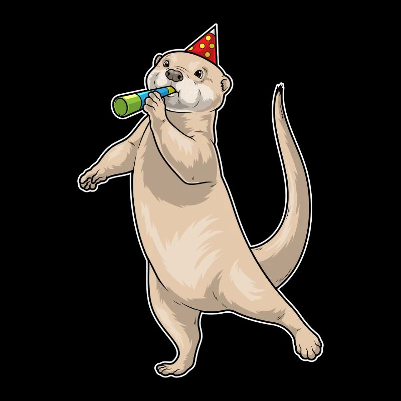 Crapaud d’anniversaire de la loutre